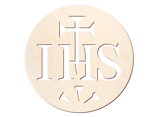 Dekoracja drewniana na Komunię