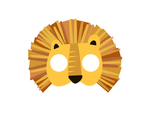 Maski z zestawu Safari - 8 szt.