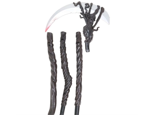 Kosa Śmierci z czaszkami - 150 cm - 1 szt.