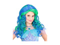 Turkusowo-szmaragdowa peruka syrenka