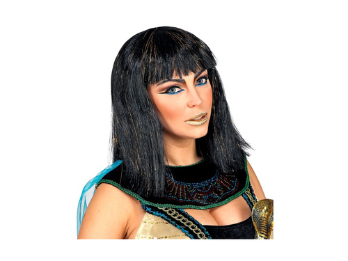 Peruka Kleopatry z lametą