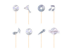 Pikery Silver Disco - 8 szt.