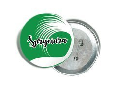 Przypinka z napisem Spryciara na Wieczór Panieński