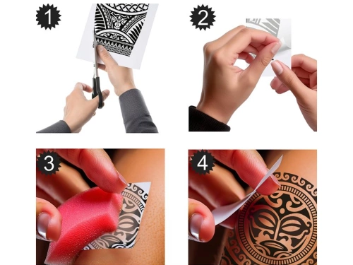 Tatuaże zmywalne Tribal