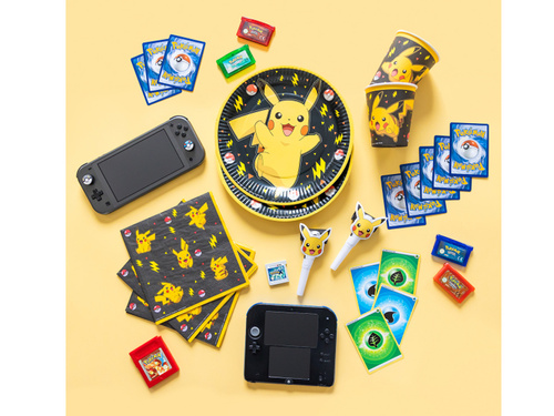 Talerzyki papierowe Pokemon - 23 cm - 8 szt.