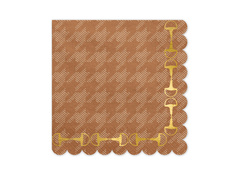 Serwetki urodzinowe Strzemiona - 33 cm - 12 szt.