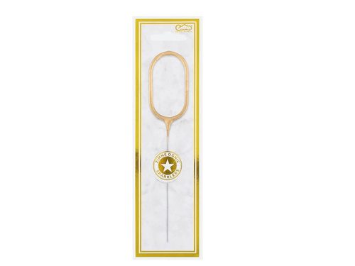 Zimne ognie złota cyferka 0 - 1 szt.