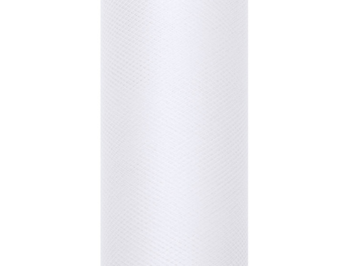 Tiul gładki biały - 30 cm x 9 metrów - 1 szt.