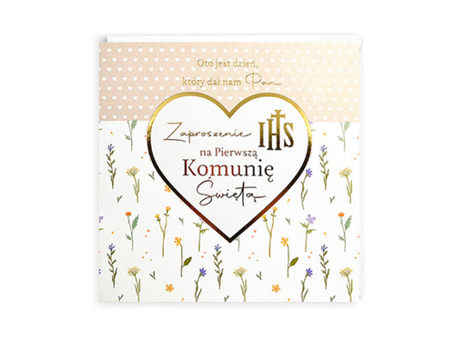 Zaproszenia na I Komunię Świętą - 5 szt.