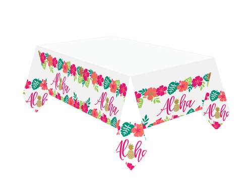 Obrus hawajski Aloha - 120 x 180 cm - 1 szt.