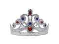 Tiara diadem srebrna z klejnotami - 1 szt.