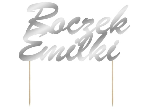 Topper na tort na roczek - personalizowany - 1 szt.