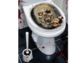 Naklejka na deskę toaletową Zombie na Halloween