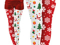 Rajstopy świąteczne - 1 para