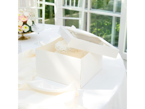 Ozdobne pudełko na ciasto- 30 x 30 x 15 cm - 1 szt.