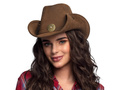 Kapelusz kowbojski brązowy - 1 szt.