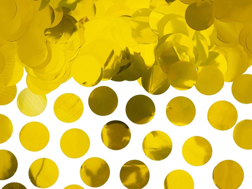 Konfetti kółka złote - 15g