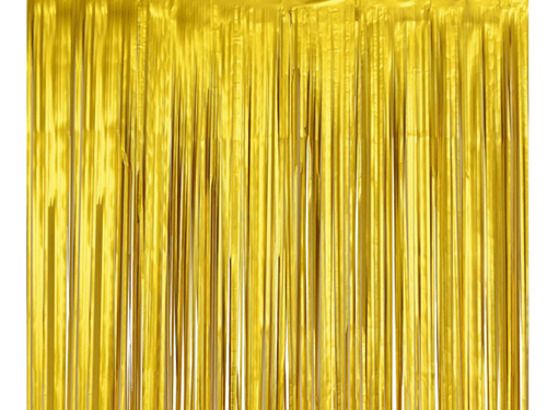 Kurtyna - zasłona na drzwi matowa złota - 100 x 200 cm