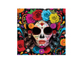 Serwetki Meksykańska Czaszka na Halloween - 33 cm - 12 szt.