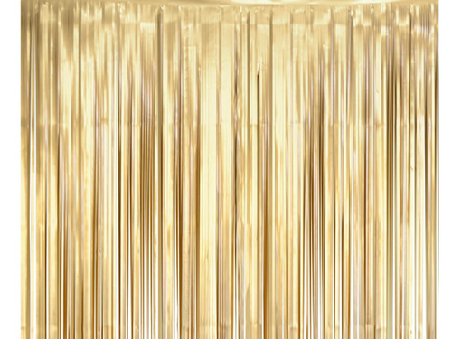 Kurtyna - zasłona na drzwi matowa złota - 100 x 200 cm