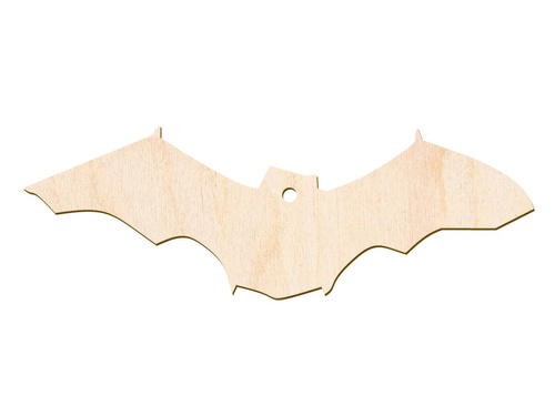 Zawieszka drewniana Nietoperz - 10 cm - 1 szt.