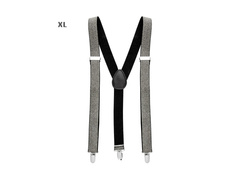 Srebrne lurexowe szelki