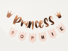Baner personalizowany Princess - 200 cm -1 szt.