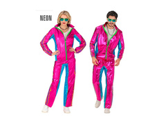 Strój imprezowy - różowy metaliczny EDM (dres)