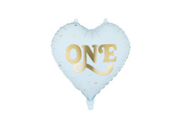 Balon foliowy Serce "One" - 45 cm - 1 szt.