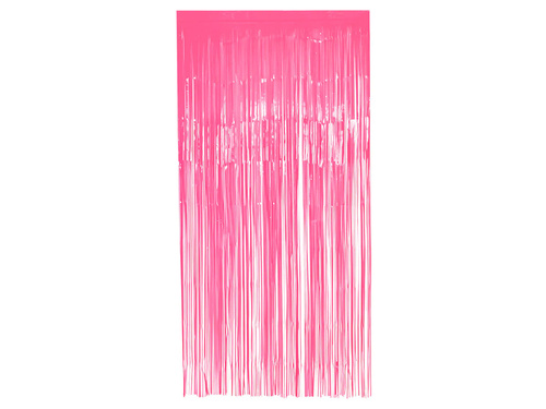 Kurtyna - zasłona na drzwi Neonowa Różowa - 100 x 200 cm