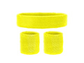 Opaski neonowe żółte Disco lata 80-te - 3 szt.