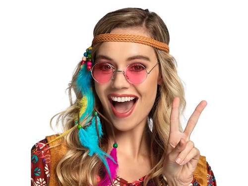 Okulary Hipisa różowe- 1 szt.