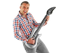 Dmuchaniec Gitara elektryczna - 100 cm - 1 szt.