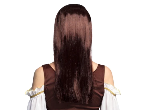 Peruka Piratka z bordową bandaną