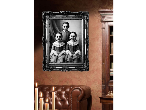 Obraz z duchami na halloween - 1 szt.