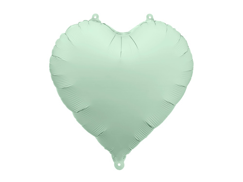 Balon foliowy Serce zielone - 45 cm - 1 szt.