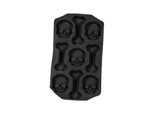 Foremka na kostki lodu Czachy i Kości na Halloween