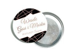 Personalizowane podziękowanie z magnesem na Wesele - 12 szt.