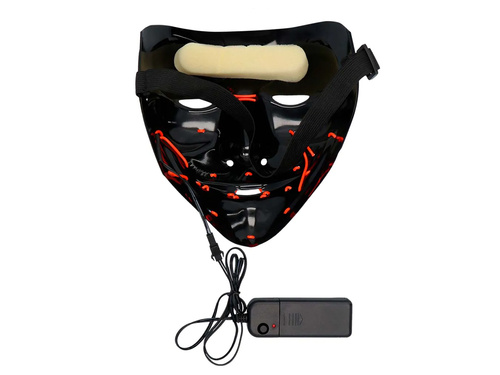 Maska LED czerwona - 1 szt.