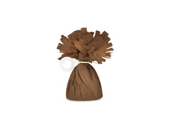 Obciążnik papierowy do balonów napełnionych helem - brązowy - 140 g