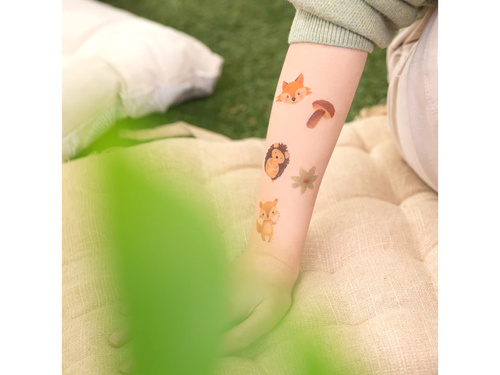 Tatuaże zmywalne Leśni przyjaciele - 20 szt.