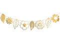 Girlanda kwiatowa złota - 1 szt.