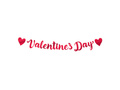 Baner Valentines Day - 140 cm - 1 szt.
