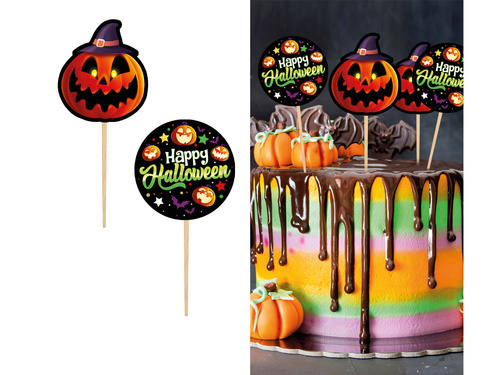 Pikery na babeczki na Halloween - 12 szt.