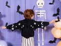 Skrzydła nietoperza czarne na Halloween