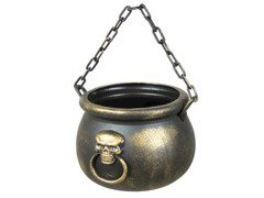 Kocioł wiedźmy z czaszką - 19 cm - 1 szt.