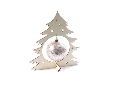 Stojak na bombkę choinka - 23 cm - 1 szt.