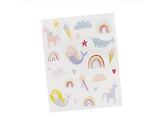 Naklejki Syrenka - 44 szt. - 2 arkusze