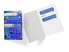 Kartka urodzinowa z kopertą Czat - 1 szt.