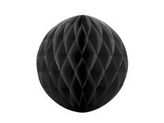 Dekoracja wisząca kula czarna - 40 cm - 1 szt.
